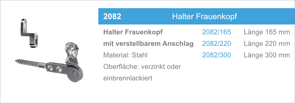 2082 Halter Frauenkopf